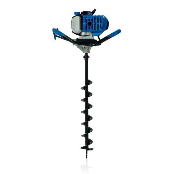 1 Man Petrol Post Hole Borer - Back View Post Hole Borer - 1 Man - 2 Stroke Petrol
