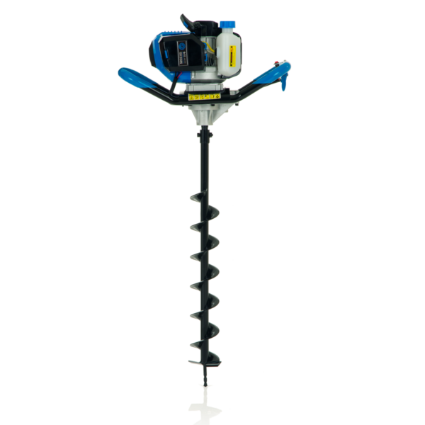1 Man Petrol Post Hole Borer - Front View Post Hole Borer - 1 Man - 2 Stroke Petrol