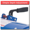 8hp Rotavator Simple Depth Adjustment