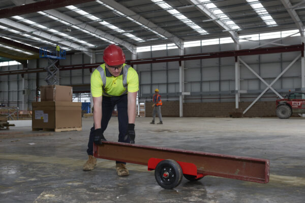 Beam Dolly / Trolley - In Action 1 Beam Dolly / Trolley - In Action 1