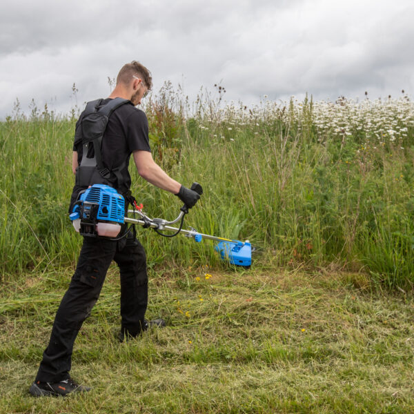 Brush Cutter / Strimmer - In Action 1 Brush Cutter / Strimmer - In Action 1