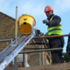 Bumpa Hoist Bucket In Action - 1 Bumpa Hoist (8m Electric)