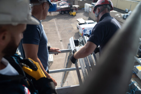 Bumpa Hoist In Action - 2 Bumpa Hoist (8m Electric)