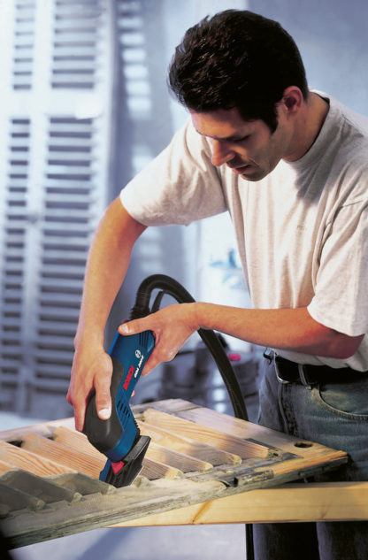 Delta Sander In Action - 1