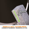 Electric Disc Cutter - 300mm - Cutting Depth Electric Disc Cutter - 300mm - Cutting Depth