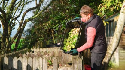 Electric Shredder/Chipper (45mm) - In Use 6