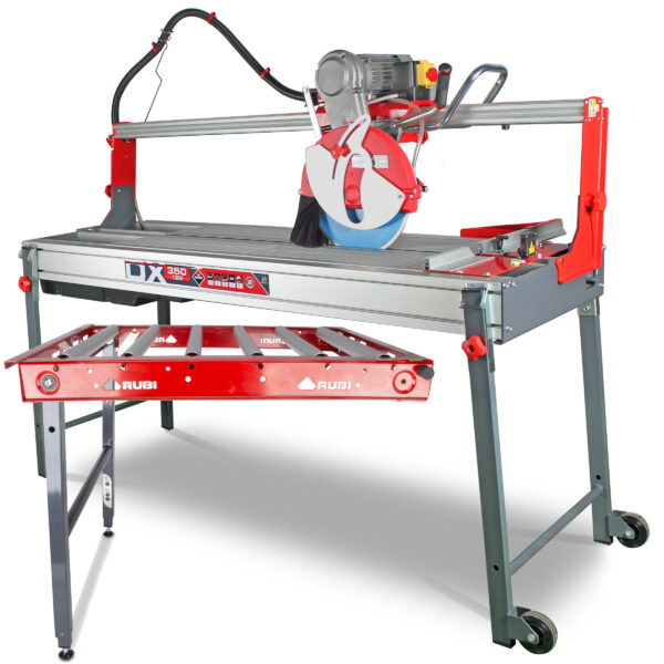 Electric Tile Cutter (Overhead Rail) 1300 and Roller Extension Table Electric Tile Cutter (Overhead Rail) DX-350-N 1300 / 110v
