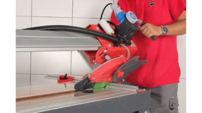 Electric Tile Cutter (Overhead Rail DC-250 1200) In Action - 3