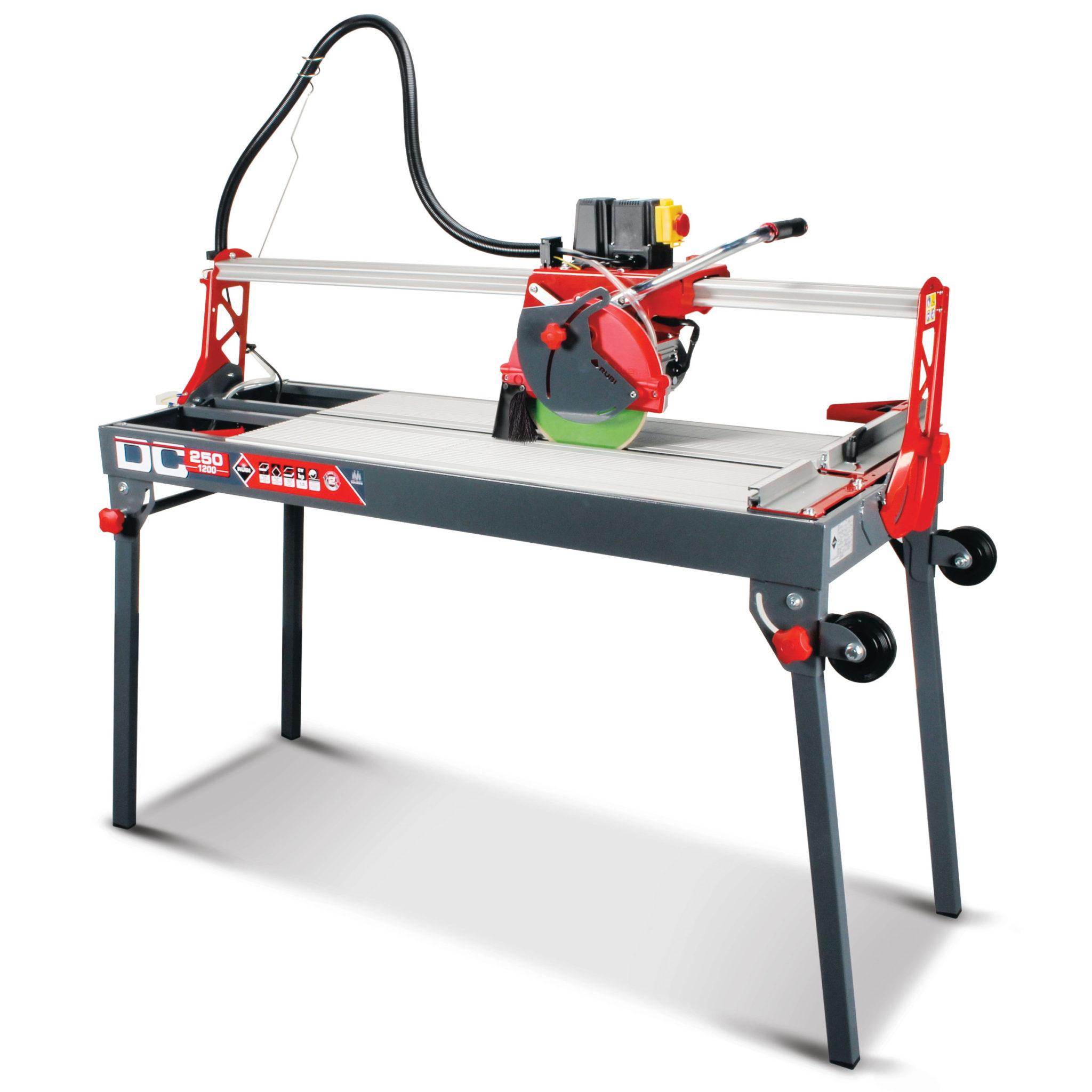 Electric Tile Cutter (Overhead Rail) DC250 1200 / 110v • Wellers Hire