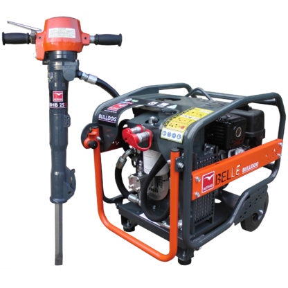 Low Vibration Heavy Duty Hydraulic Breaker Pack (8hp / 20L) for hire