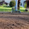Lawn levelling Rake / Lute - In Action 2 Lawn Levelling Rake / Lute