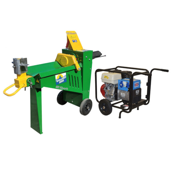Log Splitter Electric 8 Tonne Hydraulic and Generator Log Splitter Electric 8 Tonne Hydraulic and Generator for hire