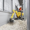 Mini Excavator Digger 1.0 Tonne - In Action 1 Mini Excavator Digger 1.0 Tonne - In Action 1