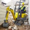 Mini Excavator Digger 1.0 Tonne - In Action 2 Mini Excavator Digger 1.0 Tonne - In Action 2