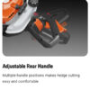Petrol Hedge Trimmer - Adjustable Rear Handle Petrol Hedge Trimmer - Adjustable Rear Handle