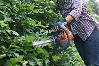 Petrol Hedge Trimmer - In Action 1