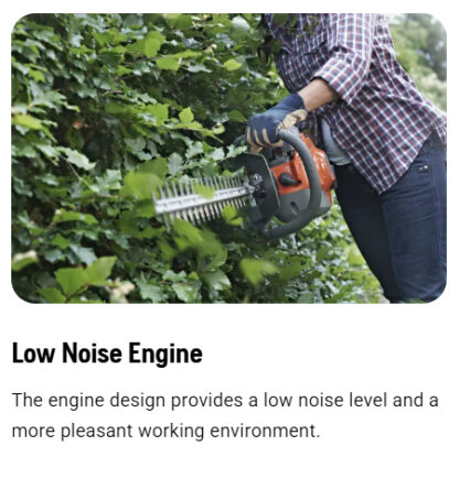 Petrol Hedge Trimmer - Low Noise Engine