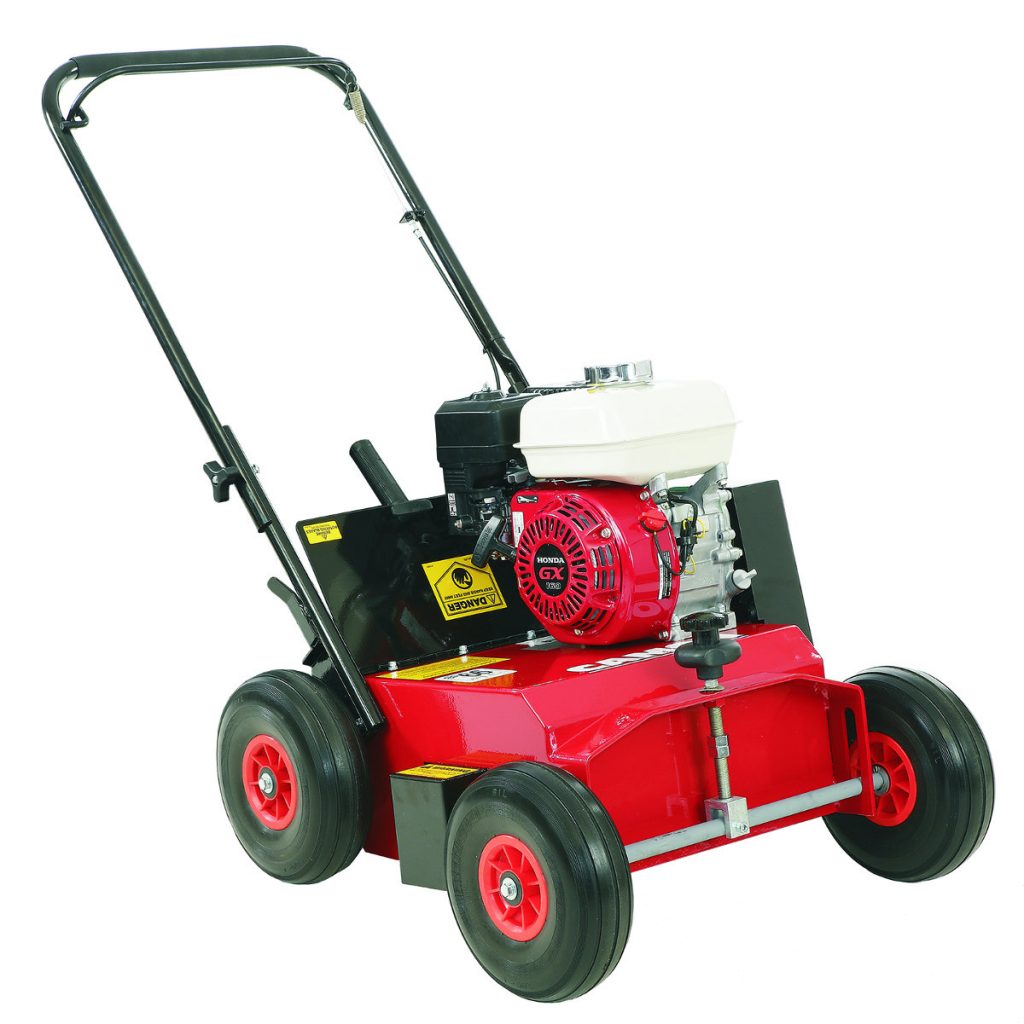 Petrol Lawn Aerator / Plugger / Spiker • Wellers Hire