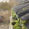 SkyVac Gutter Vacuum - In Action - Before SkyVac Gutter Vacuum - In Action - Before