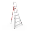 Henchman 8ft (2.4m) Fully Adjustable PRO Tripod Ladder – Tool Hire Henchman 8ft 2.4m fully adjustable PRO tripod ladder with independently adjustable telescopic legs for uneven ground, available for hire from Weller Hire.